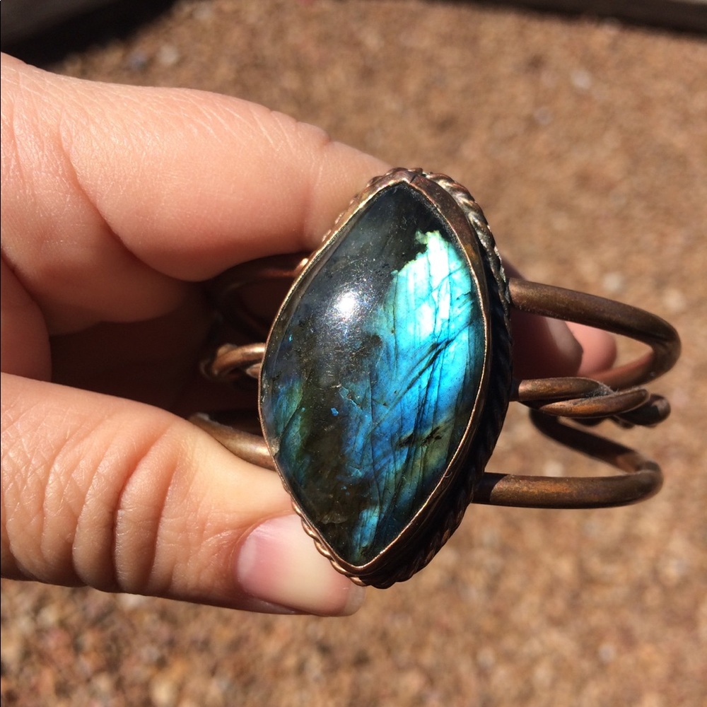 Labradorite Cuff Bracelet